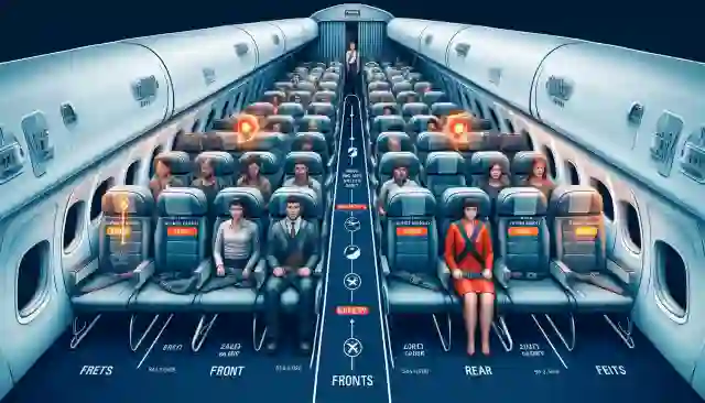 飛行機の席、前方と後方どちらが安全か！あなたの判断は？