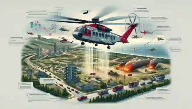 ヘリコプターが低く飛ぶ理由：日常と非常事態を支えるため