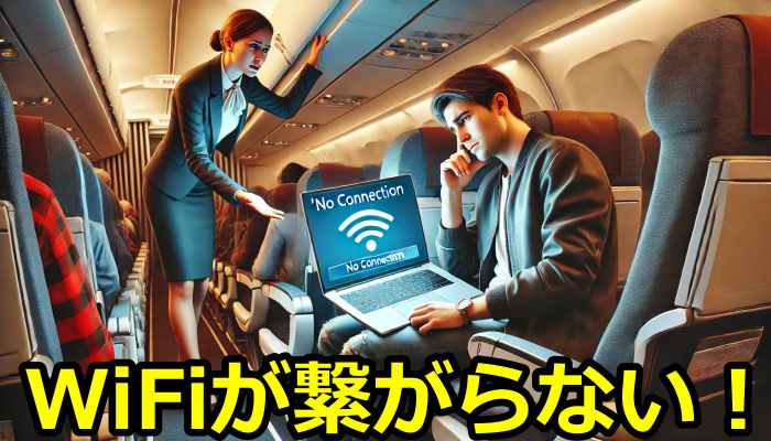 飛行機のWiFiが繋がらないを解決！原因と対策をすべて網羅