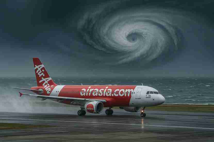 飛行機 台風 欠航 条件１