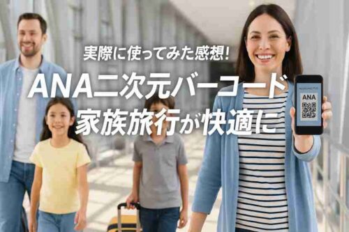 ANA 二次元バーコード 家族分2