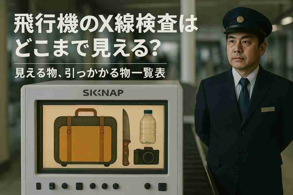 飛行機 X線 どこまで見える