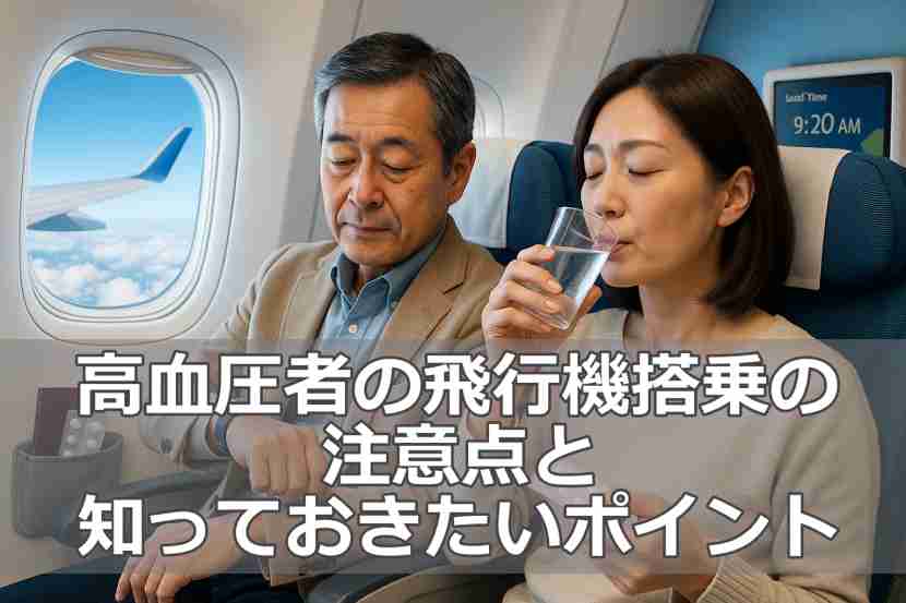 高血圧 飛行機 注意点
