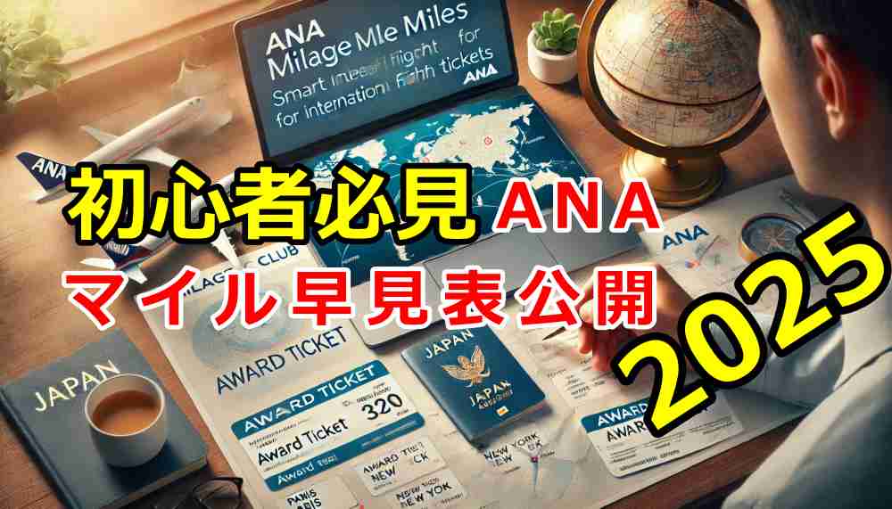 ANAマイル国際線早見表公開2025