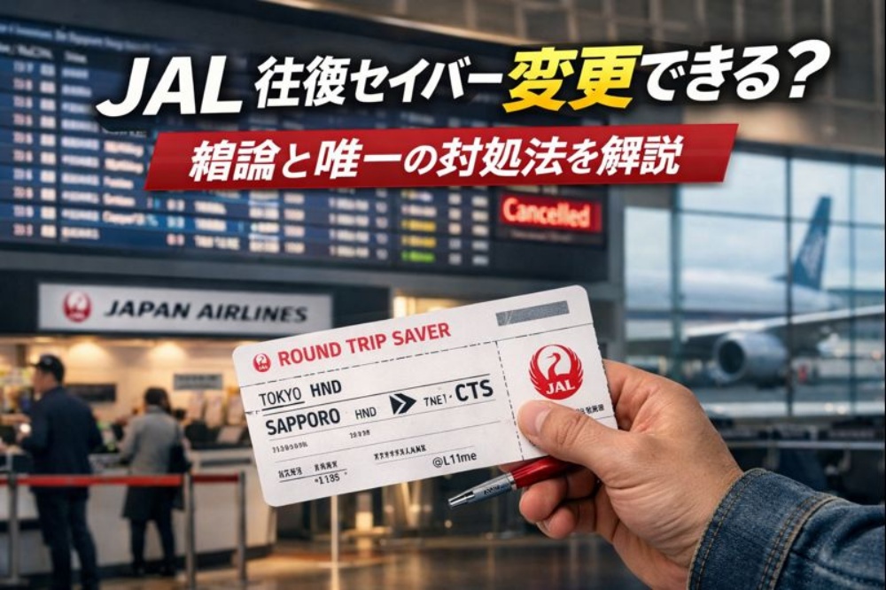 JAL 往復セイバー 変更できる？結論と唯一の対処法を解説
